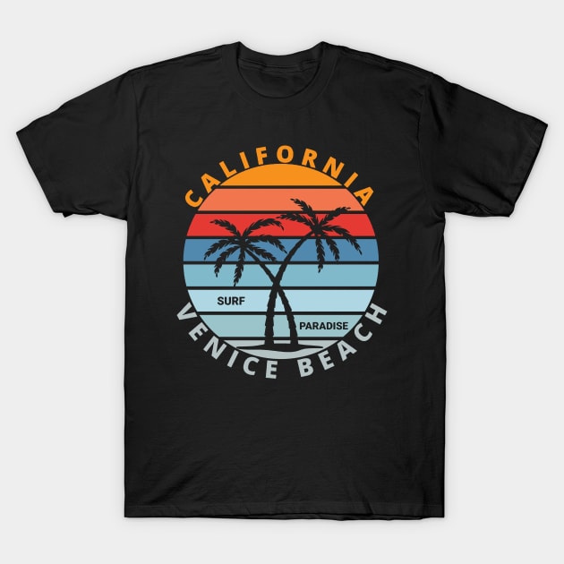 California Surf Paradise T-Shirt by kaulang